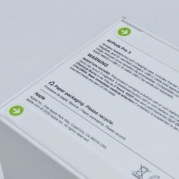 Brand New Factory Sealed Apple AirPods Pro 3 With Active Noise Cancellation - Picture 5 of 5